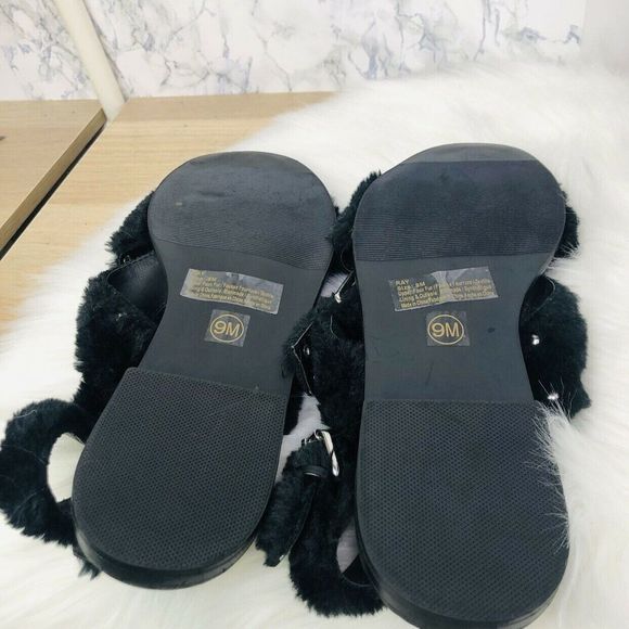 🌸Coconuts by Matisse Ray Faux Fur Studded Sandals - Picture 6 of 6